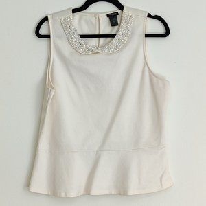 Peplum Sleeveless Shirt